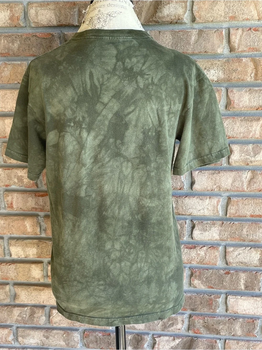 The Mountain Anne Stokes Collection Green Celtic Cross Dragon Graphic T-Shirt